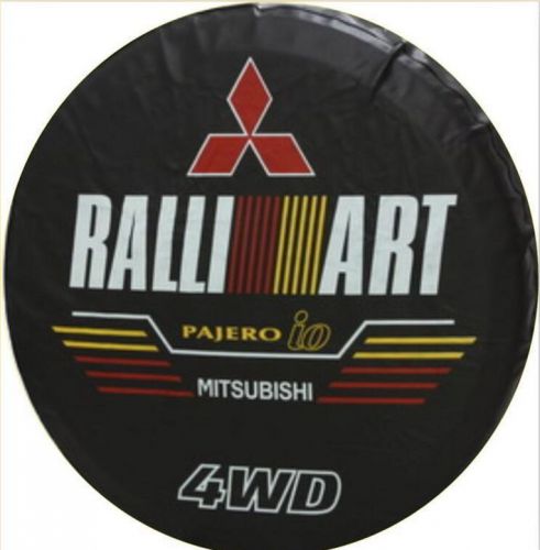 New wheel spare tyre 4wd black spare tire cover fit for 4wd mitsubishi 15 inch