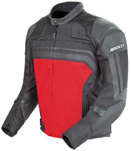 Joe rocket reactor 3.0 jacket black / red men's size large
