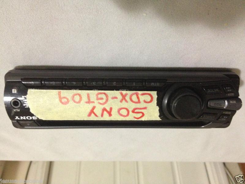 SALE SONY CD  RADIO FACEPLATE MODEL CDX-GT09   CDXGT09 TESTED GOOD GUARANTEED, US $40.00, image 1