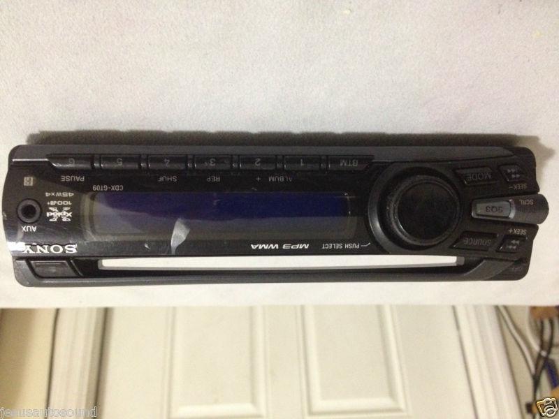 SALE SONY CD  RADIO FACEPLATE MODEL CDX-GT09   CDXGT09 TESTED GOOD GUARANTEED, US $40.00, image 2
