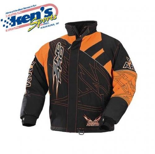 Arctic cat women's orange sno pro premium snowmobile jacket 5240-35_