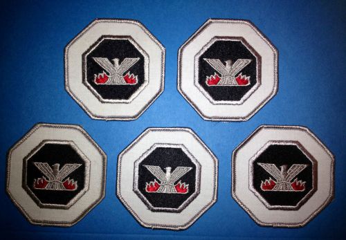 5 lot rare 1970's pontiac phoenix iron on car club jacket hat patches crests a