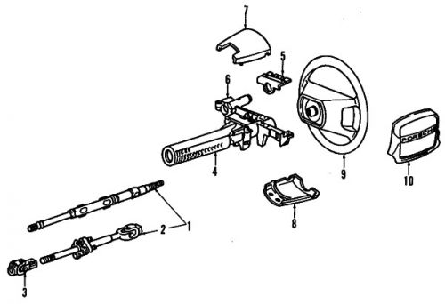 Porsche 96434791700 genuine oem lock housing