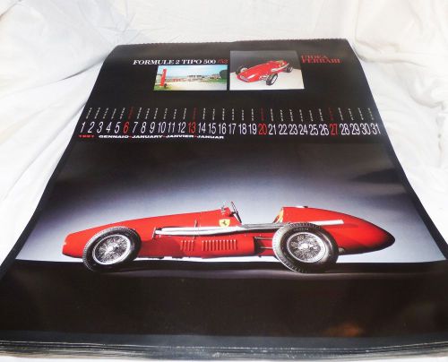 1991 ferrari l'idea posterbook catalogue classic cars retailer booklet promo