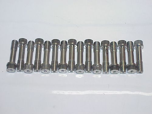16 pankl 2129 connecting rod bolts 12 point 3/8-24 x 1.500" jh64 nascar arca