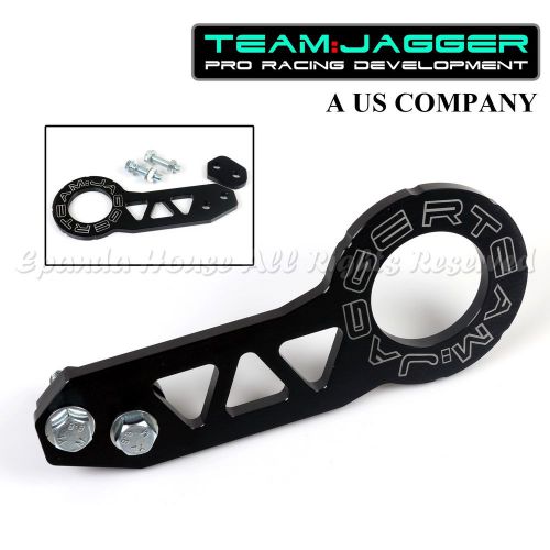 For mits!bolt on jdm gear style!usa track billet black rear tow hook set screws