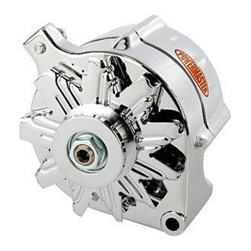 8-37101 mustang powermaster alternator 100 amp one-wire v-belt pulley smooth-loo