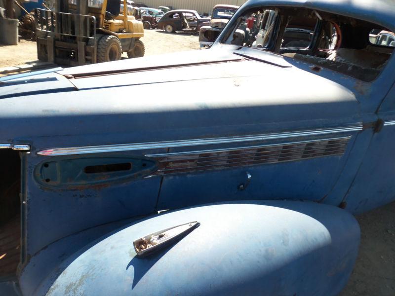 38 buick special left upper top hood molding moulding trim spear