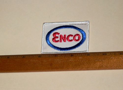 Original old enco gas patch denium unused for shirt hat or jacket