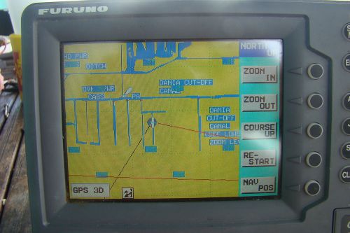 Furuno 1650 df chartplotter sounder color very clean