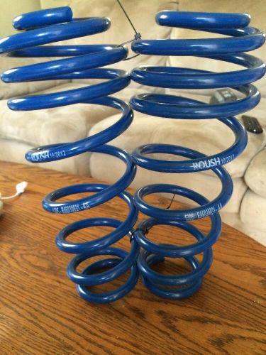 Roush performance lowering springs rear blue powdercoated ford mustang pair