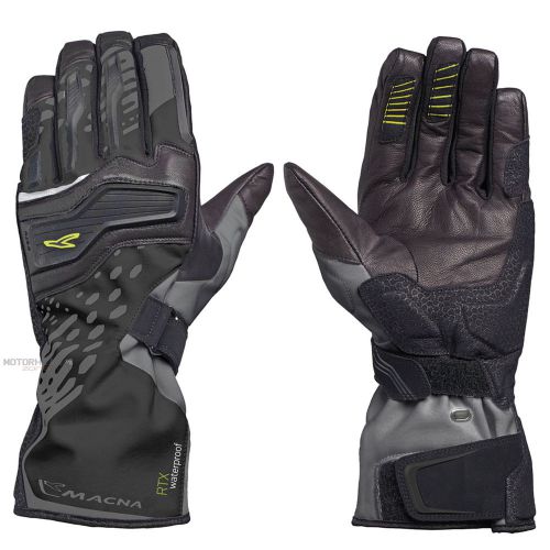 Macna motorcycle talon gloves black xlarge men summer waterproof touch tip