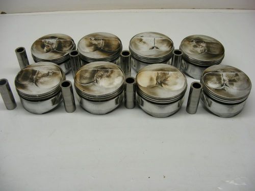 4.145 sbc -12 chevy dome je pistons 927 pin 1.100 c/h race brodix dart 051516-12