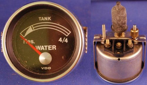 Vdo marine electric water level gauge, 24v 2-3/8 dia res-4/4 nos