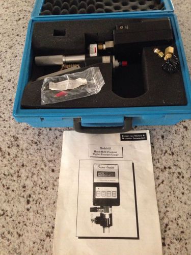 Business aerotech hand held precision pressure gauge digital model 611 aviation