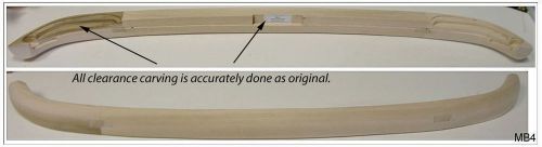 Mercedes 190sl roadster,  convertible wood top bow, front, above windshield