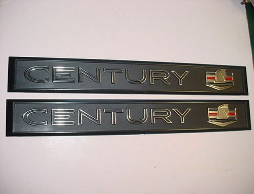 New century boat~boats~side plastic nameplate emblem~coronado~arabian~resorter