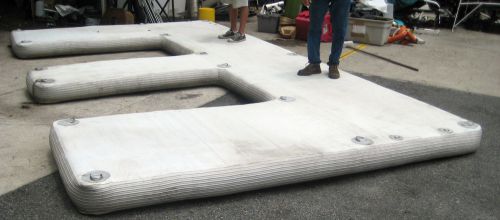 Inflatable floating dock for jet ski docking 18' x 10'