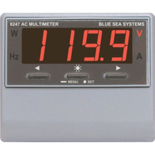 Blue sea 8247 ac digital multimeter with alarm