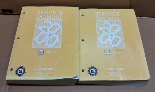 2000 oldsmobile intrigue  service manuals