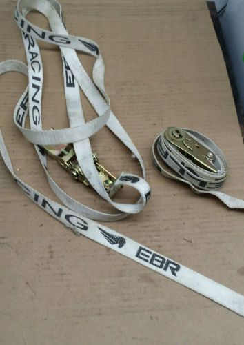 Genuine eric buell racing crate tie downs  ebr team  rx1190 sx1190   buell  2pcs