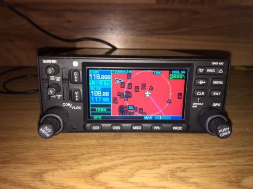 Garmin gns-430w waas with terrain ( 14-28 volt )