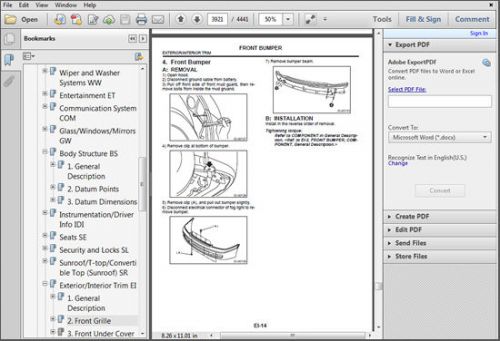Subaru legacy 2000 - 2004 service repair workshop fsm manual + wiring diagram