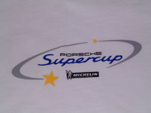 Porsche design men's nos 2004 supercup baseball style t-shirt usa l: euro xl nib