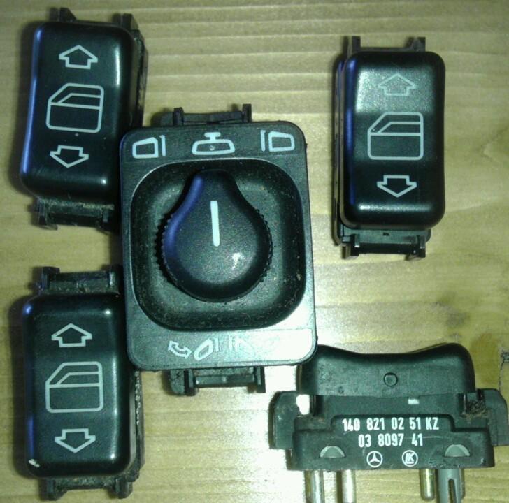 Find Mercedes SClass S320 W140 WINDOW SWITCH MIRROR SWITCH CONTROL in USA, US, for US 45.99
