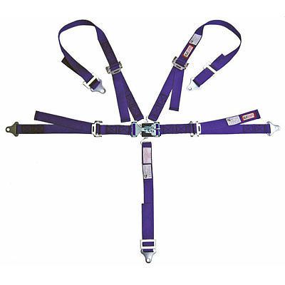 Rjs 2" latch &amp; link harness, bar mount, 32", wrap around, sfi approved, blue