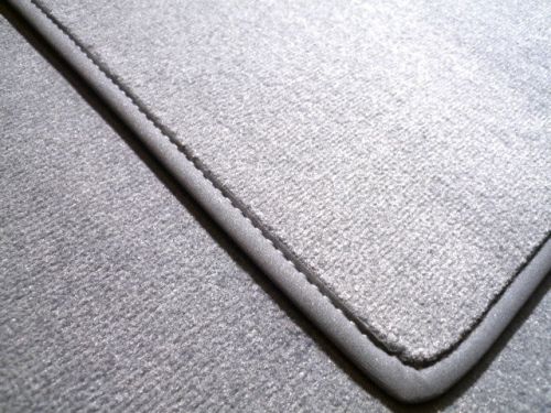 Grey velours interior carpet set for renault 4cv