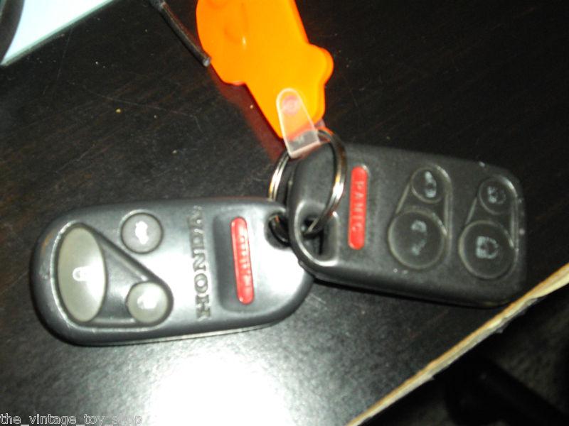Honda 2002 crv odyssey remote keyless entry fob key oem fcc e4eg8dn 1998 - 2000