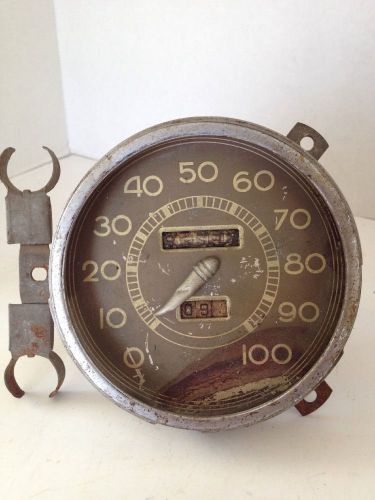 1939 ford deluxe vintage speedometer delco appliance corp 4 3/8&#034; no glass