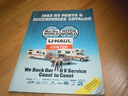 1983 recreational vehicle parts &amp; accessories catalog 340 pages u- haul