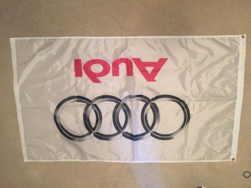 Audi racing flag - new 3&#039; x 5&#039; banner - spyder r8r q7 tt a4 a6 a3 r8 - free ship