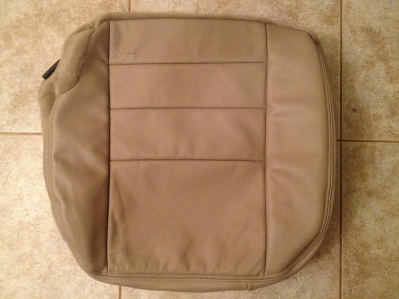 02 03 04 05 ford excursion limited factory original leather seat cover (tan)