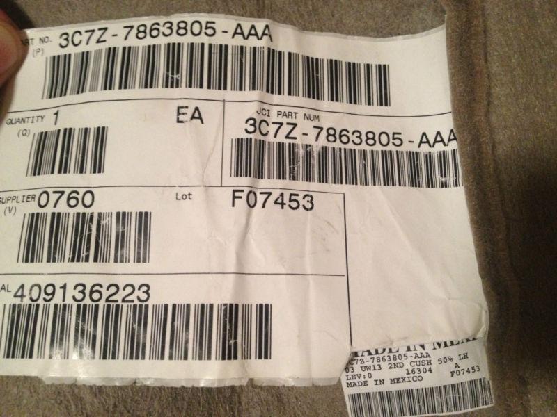 02 03 04 05 Ford Excursion LIMITED Factory Original LEATHER Seat Cover (TAN), US $195.00, image 4