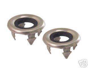 69 70 71 72 73 mustang stainless steel door lock grommets, pair