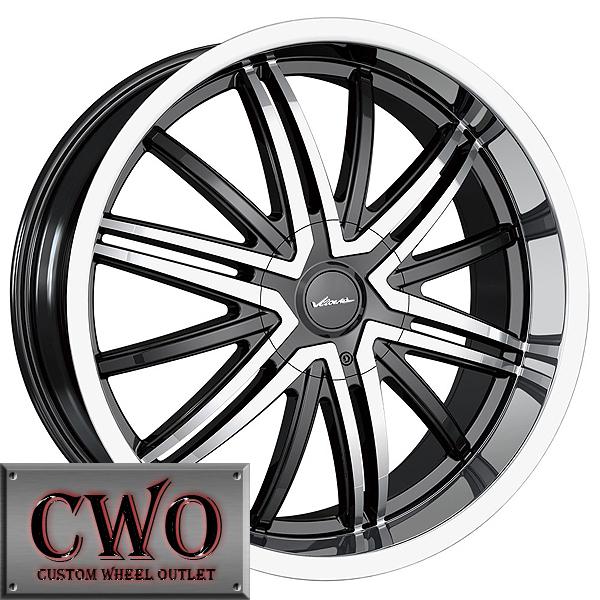 18 black veloche air rims 5x110/5x115 5 lug g6 hhr malibu grand am prix cts cwo