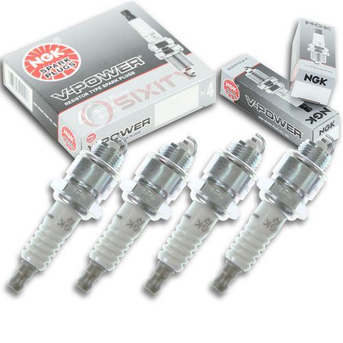 4pcs volvo penta b16a ngk v-power spark plugs inboard b series kit set engin pl