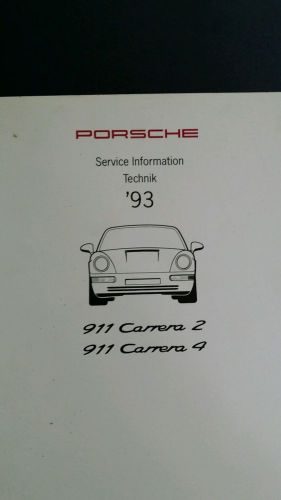 Porsche 1993 911 carrera 2 carrera 4 technical information oem wkd 498 121