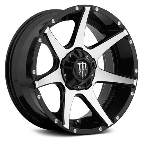 Monster edition 647mb 20x9 5x114.3/5x127 -12mm black/machined wheels rims