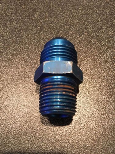 Straight adapter -8 an male to 3/8&#034; npt male