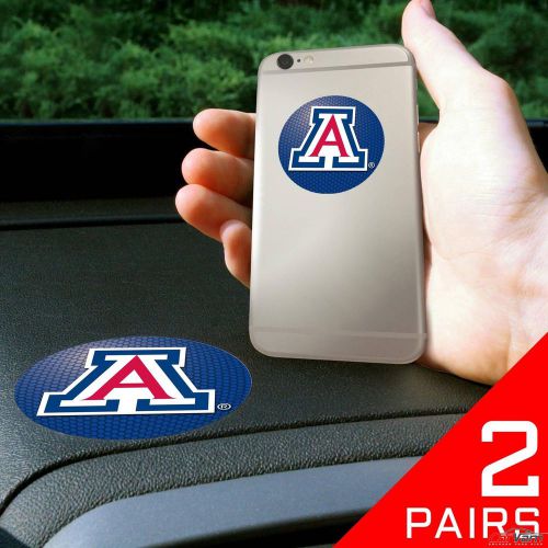 Fanmats - 2 pairs of university of arizona dashboard phone grips 13039