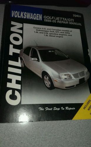 Volkswagen golf/jetta/gti 1999-05 repair manual book