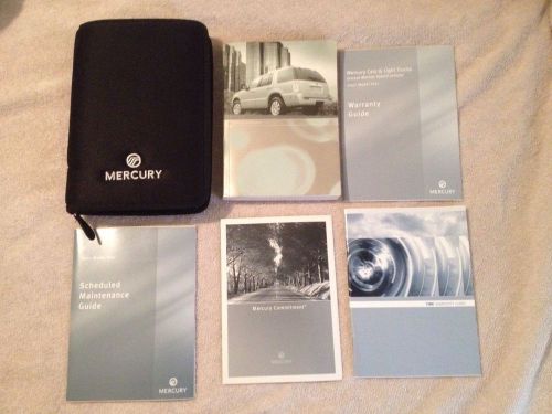2007 mercury mountaineer owners manual with case nice