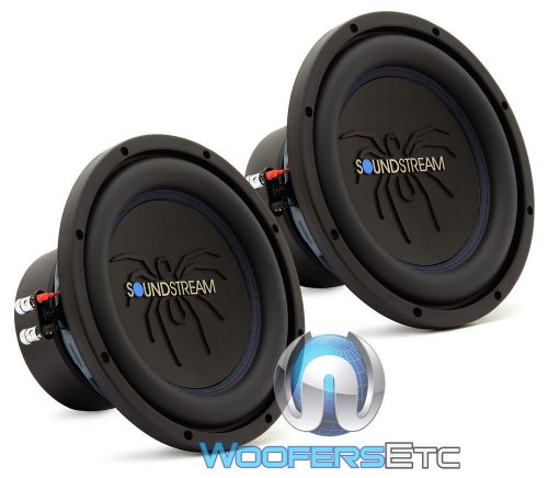 (2) soundstream rub.104 10&#034; subs 900w dual 4-ohm subwoofers bass speakers new