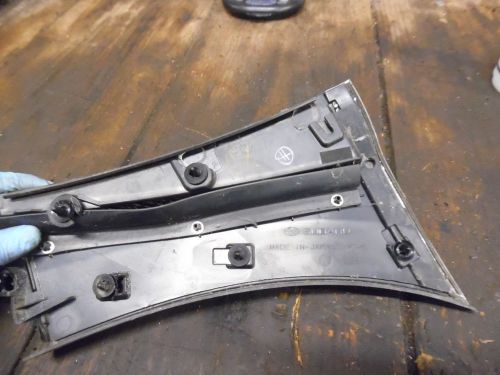 08-14 subaru wrx sti oem drivers lh left fender garnish trim