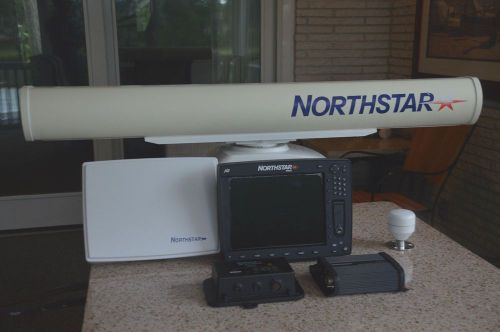Northstar 6100i 12&#034; multifunction display, northstar 4&#039; open array radar package