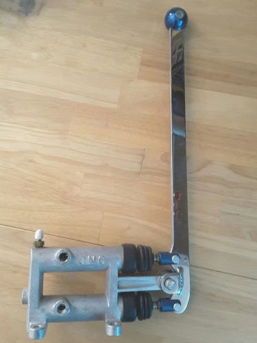 Cnc straight handle cutting brake, 3/4" bore, blue knob (424-sb-3/4)